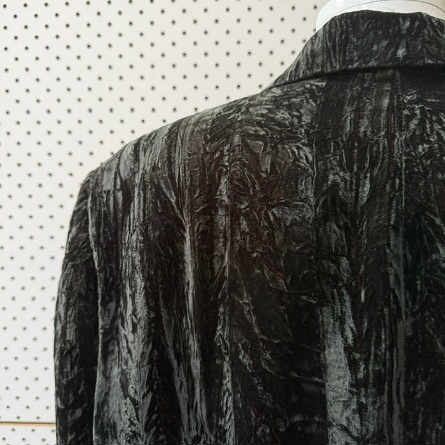 1990s nz vintage / GAYE BARTLETT / velvet coat / m/l (3922255632005779748)