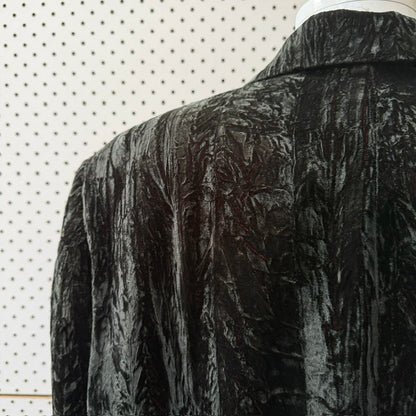 1990s nz vintage / GAYE BARTLETT / velvet coat / m/l (3922255632005779748)