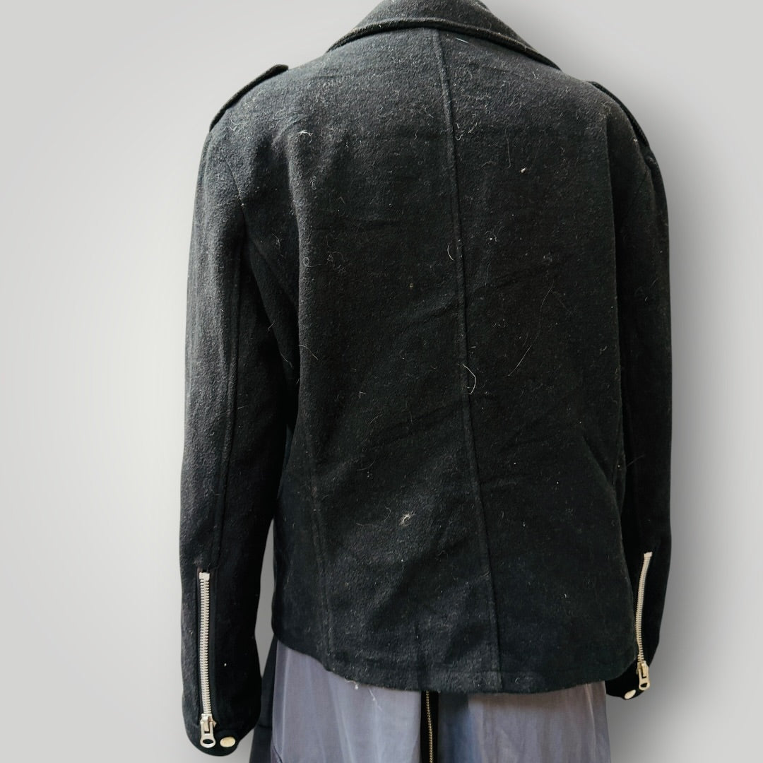 wool / biker jacket / s (3922255922069478863)