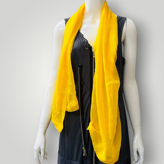 silk / scarf / yellow / large (3922255937303360227)