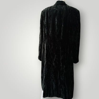 1990s nz vintage / GAYE BARTLETT / velvet coat / m/l (3922255967787269792)