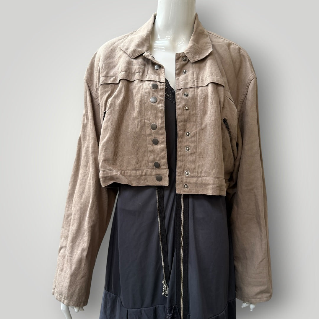 ZAMBESI / 'bomber' cropped jacket / s (3922255972671448462)