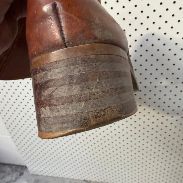 vintage / rigger boots / like frye campus boots / 41 (3922603795771692991)