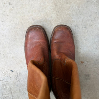 vintage / rigger boots / like frye campus boots / 41 (3922603802851009390)