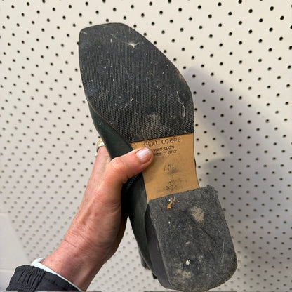 BEAU COOPS / green leather chelsea boots / 40 (3922603809987268145)