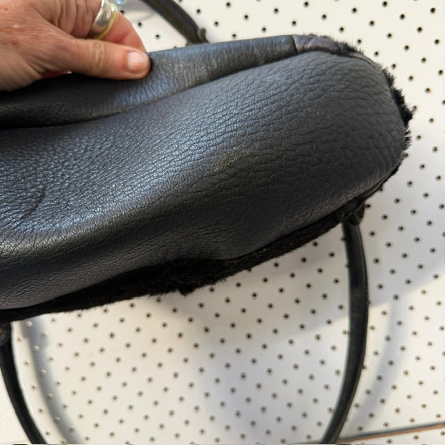 DEADLY PONIES / mr panther in fur / leather bag (3922603842257546936)