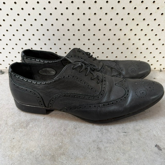 Paul Smith / Black Leather Wingtip Brogues / 9 (3922603878988445060)