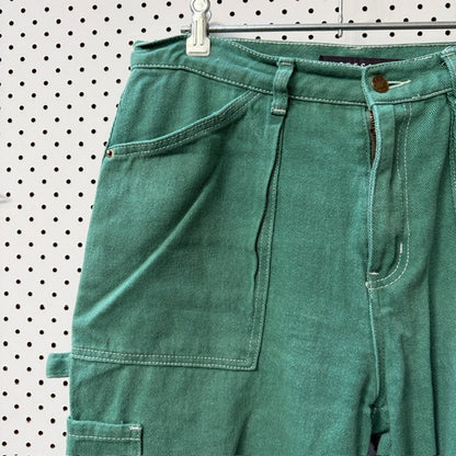 LIONESS / green / miami vice wide legged cargo pants / L (3922603906874536374)