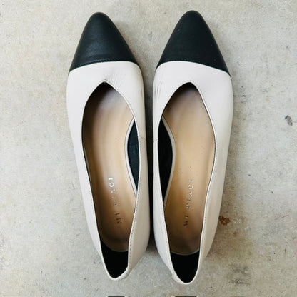 Mi Piaci / "V-Neck" Cap Toe Ballet Flats / 39 (3922603966768177695)