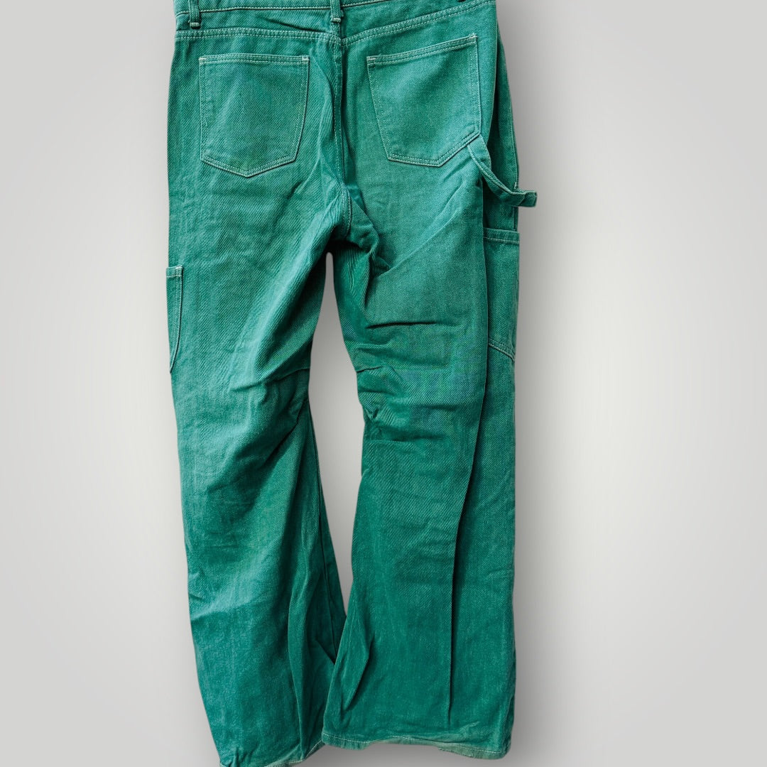 LIONESS / green / miami vice wide legged cargo pants / L (3922604069095370917)