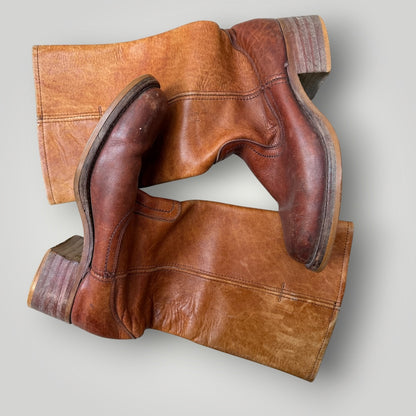 vintage / rigger boots / like frye campus boots / 41 (3922604088139437828)