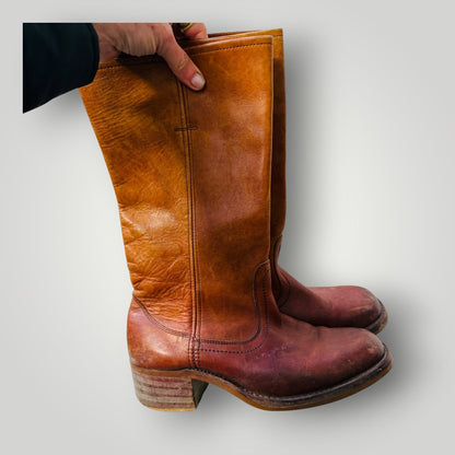 vintage / rigger boots / like frye campus boots / 41 (3922604090476005699)