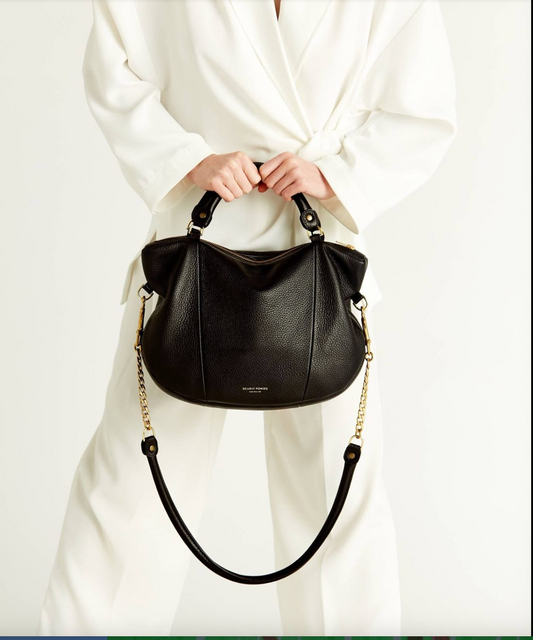 DEADLY PONIES / mr panther in fur / leather bag (3922711676360384407)