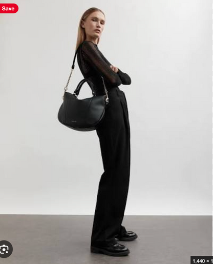 DEADLY PONIES / mr panther in fur / leather bag (3922711680961252170)