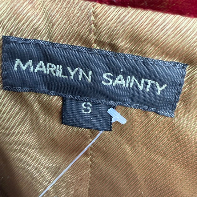 1990s nz vintage / MARILYN SAINTY / soft velvet jacket / s / made in nz (3922771973406876155)