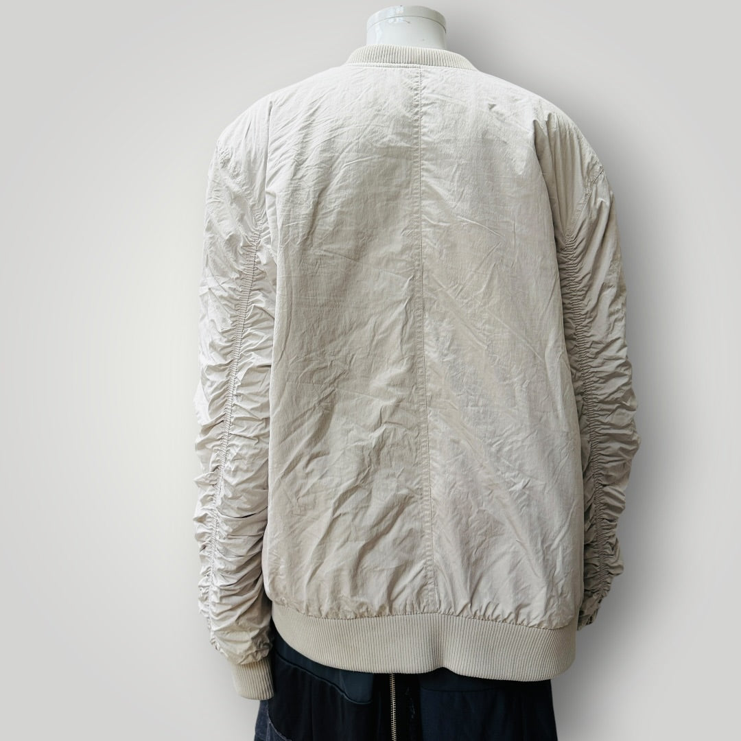 absent / silver / soft puffer bomber / large / (3922772107750154208)
