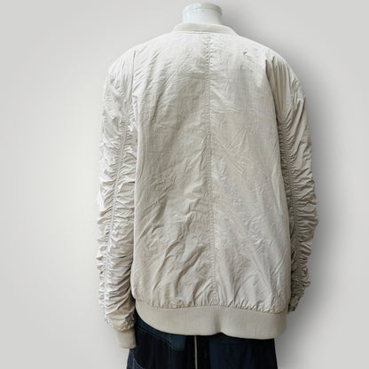 absent / silver / soft puffer bomber / large / (3922772107750154208)