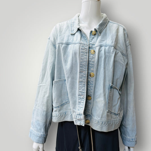 Motel / Maiwa / textured blazer in charcoal grey / m (3922772117903154181)