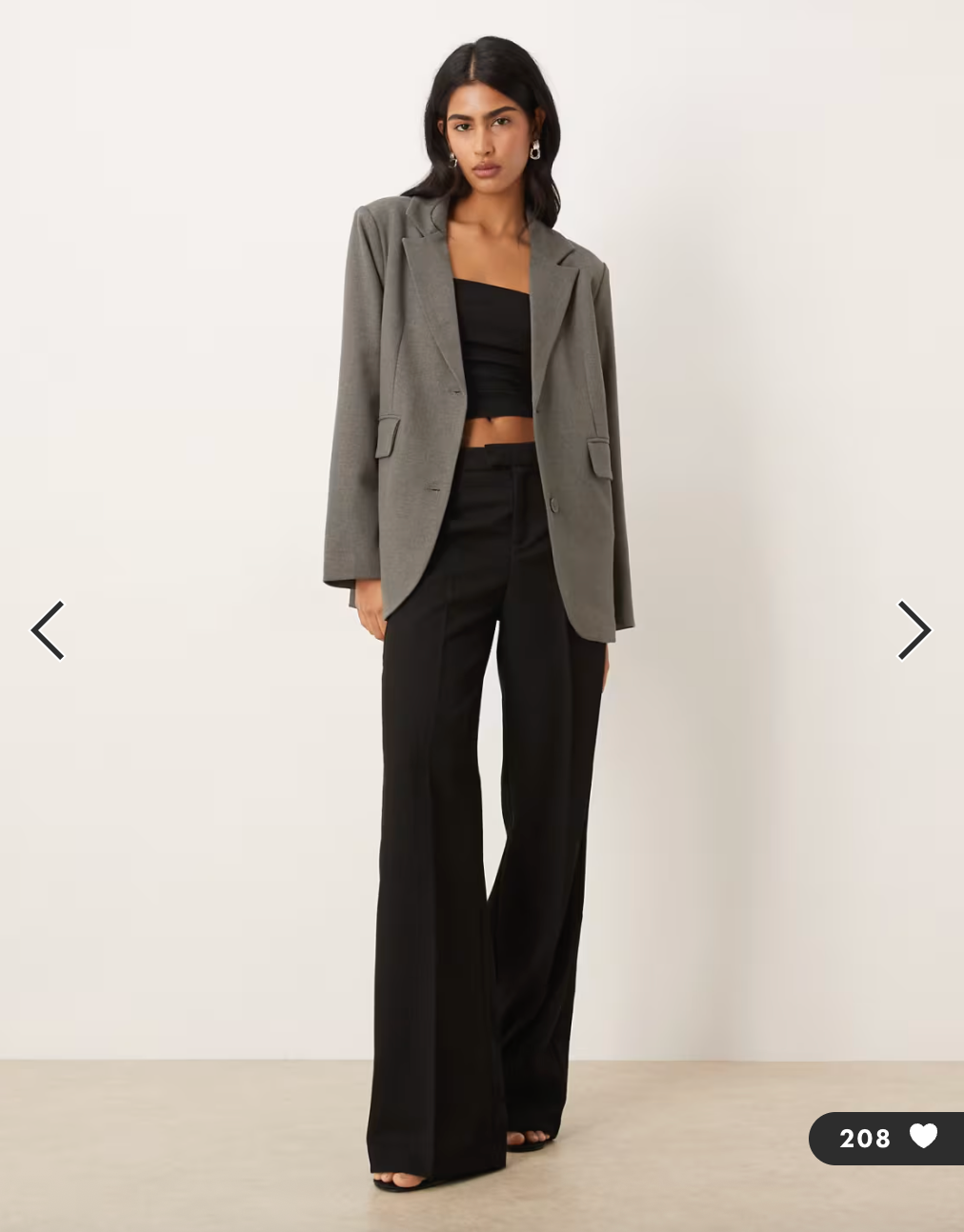Motel / Maiwa / textured blazer in charcoal grey / m (3922776289769382886)