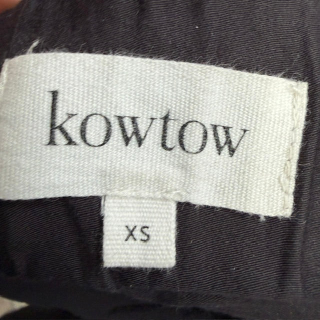 KOWTOW / black cotton skirt with pockets / s (3923127190436949621)
