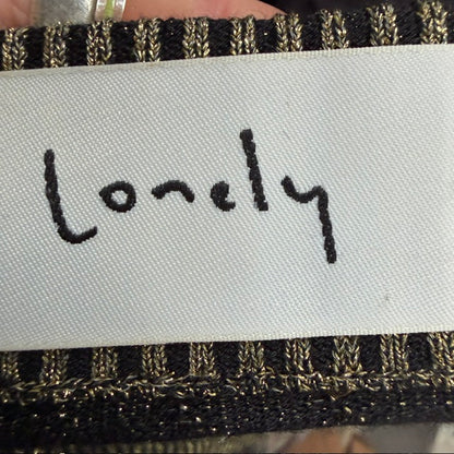 LONELY / gold silk skirt / s (3923127198901465086)