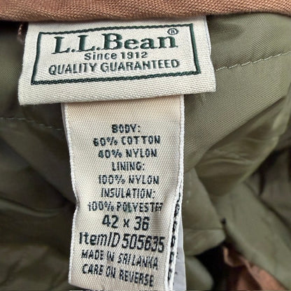 american workwear / L.L.Bean / insulated work pants / 42 x 36 / XL (3923127221131697687)