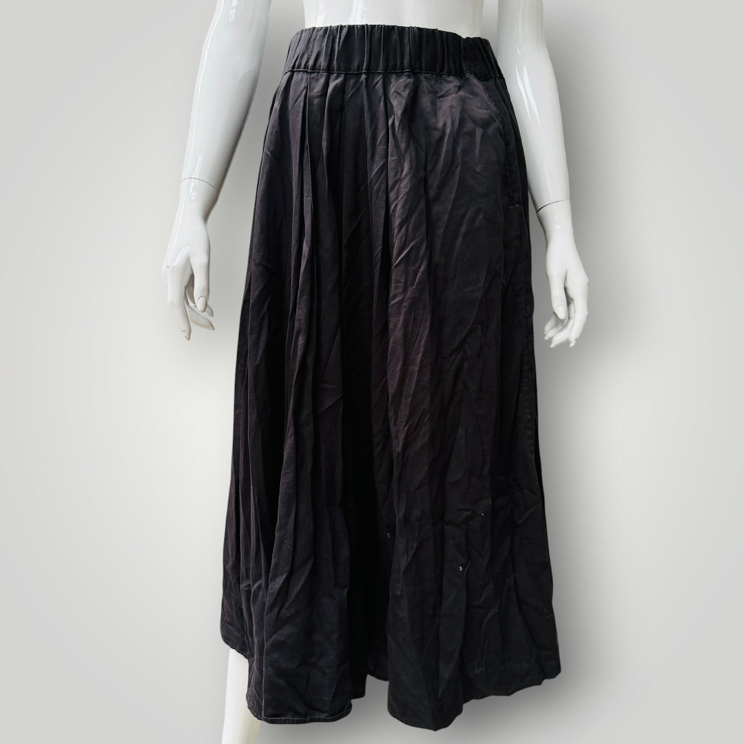 KOWTOW / black cotton skirt with pockets / s (3923127408484282278)
