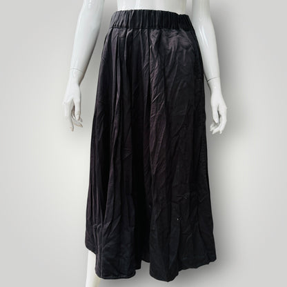 KOWTOW / black cotton skirt with pockets / s (3923127408484282278)