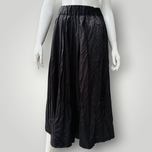 KOWTOW / black cotton skirt with pockets / s (3923127408484282278)