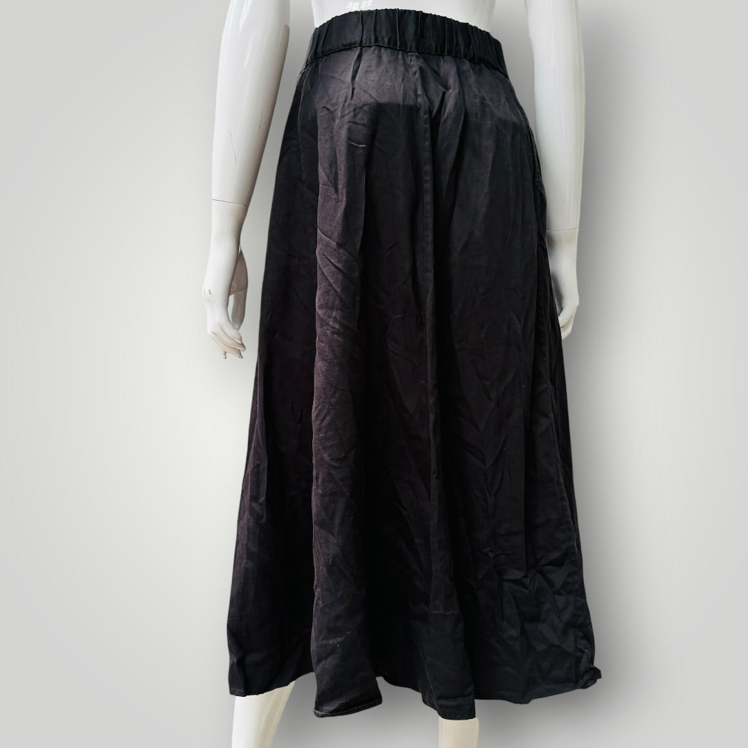 KOWTOW / black cotton skirt with pockets / s (3923127410119002597)