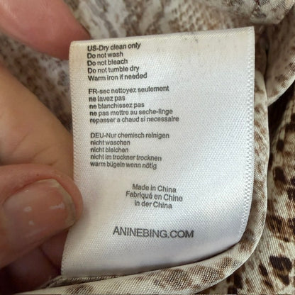 Anine Bing / Bar Skirt in Python / silk / s (3923222346277424806)