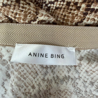 Anine Bing / Bar Skirt in Python / silk / s (3923222350205783854)