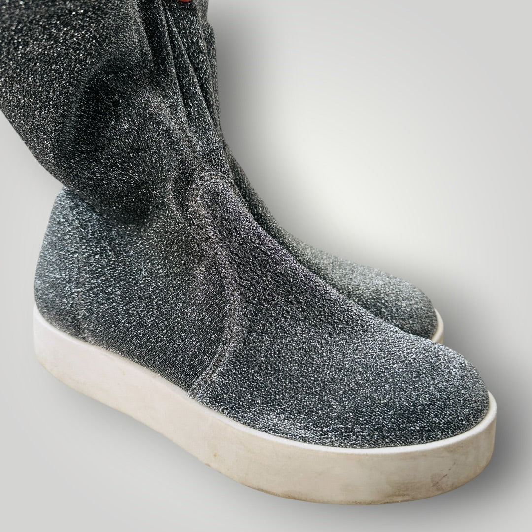 Paula Ryan / Lunare boot / silver / 38 / made in italy (3923333206509418874)