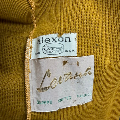 1960s vintage / CANTWELL / mustard wool jacket / s (3923740091402793012)