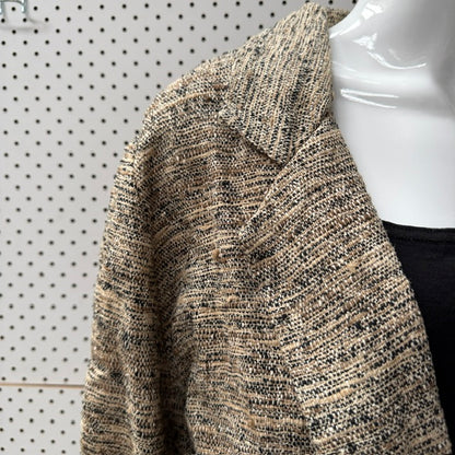 1990s nz vintagge / ONJAE / tweed linen blazer / L / made in nz (3923740108806386696)