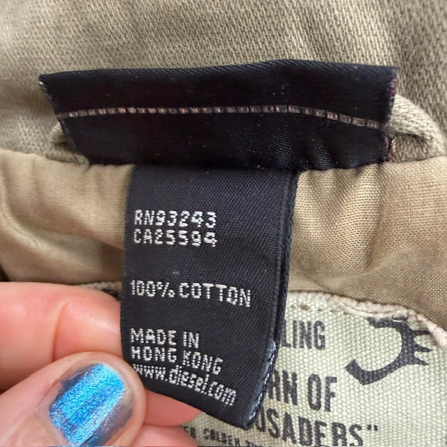 DIESEL / green jacket / s (3923740146293667029)