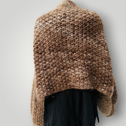 GIANNA MOLINARO / chunky knit alpaca balloon sleeve cardigan / L (3923740357136625568)
