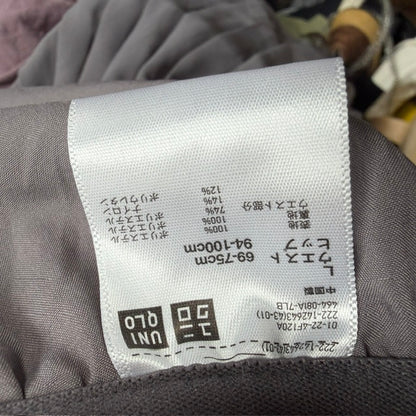 UNIQLO / white pleated skirt / L (3923827255546324653)