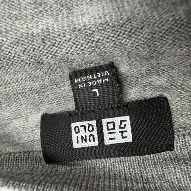 UNIQLO / wool v necked cardigan / L (3923827264909770798)