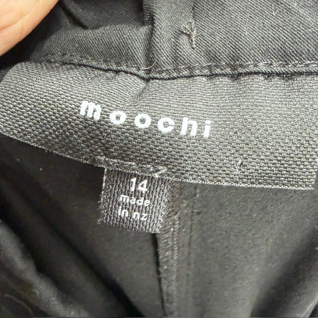 MOOCHI / glowed pants / 14 / black / made in nz (3923827332438949855)