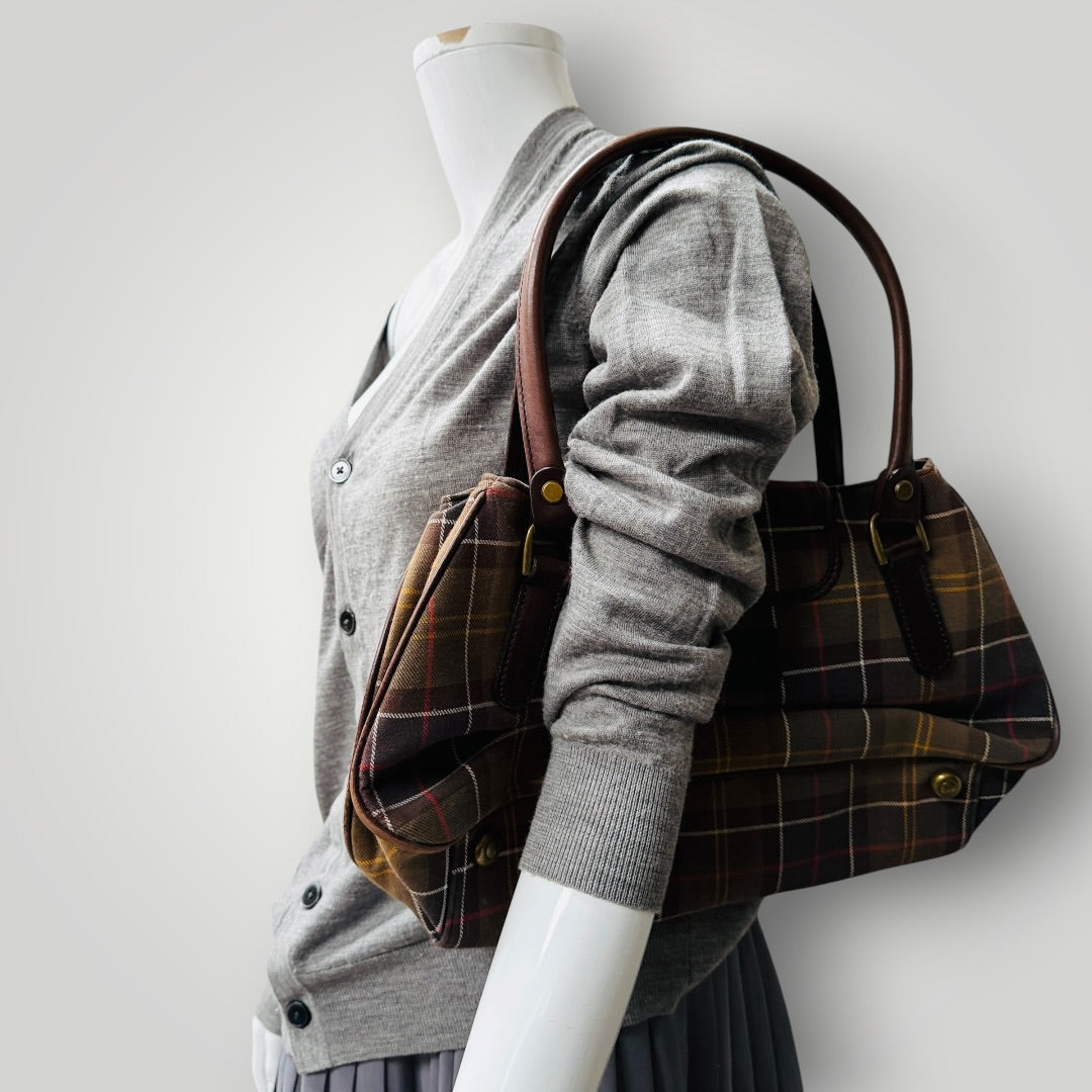 y2k british vintage / BARBOUR / baguette bag (3923827516595126248)