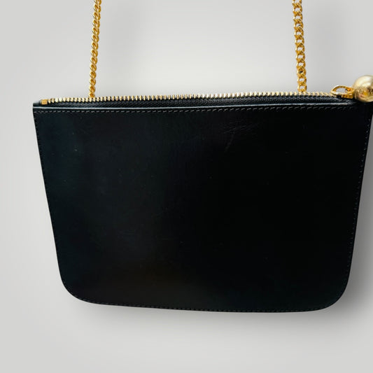 & Other Stories / black leather bag with gold shoulder chain (3923827529471277867)