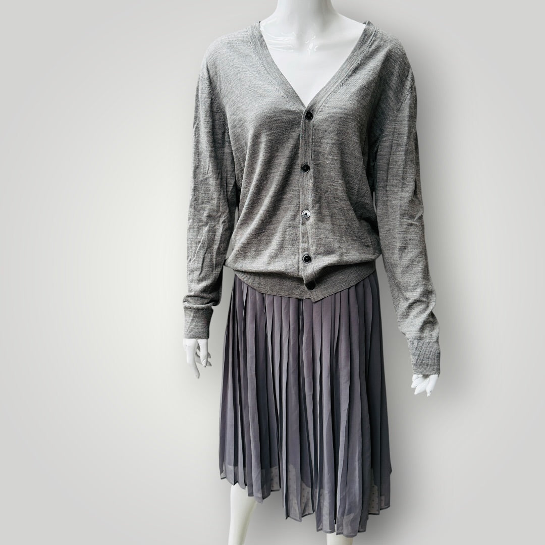 UNIQLO / wool v necked cardigan / L (3923827532548847882)