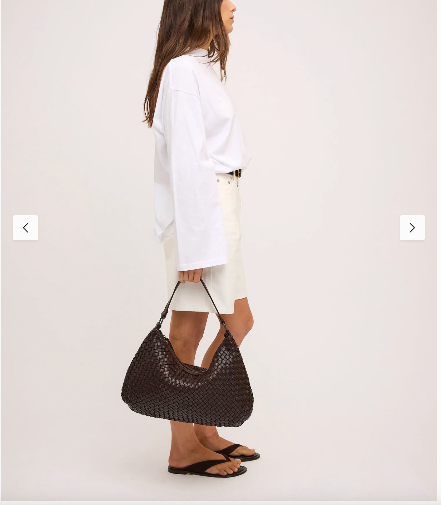 JUJU + CO / Basque slouchy cross body bag in woven leather (3923832071653309254)