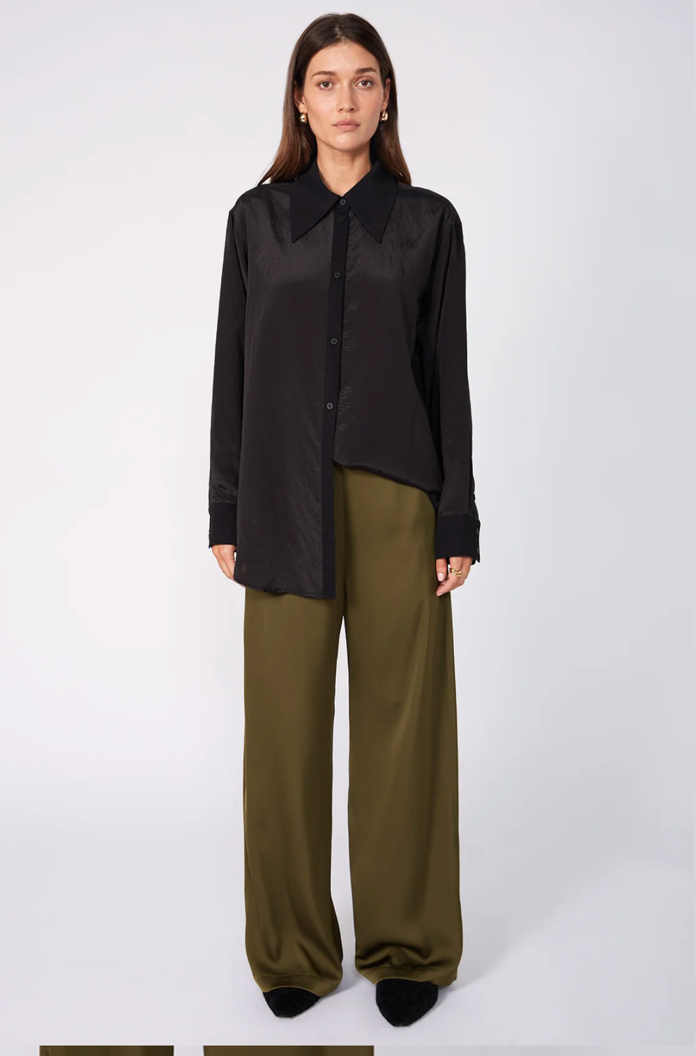 MOOCHI / glowed pants / 14 / black / made in nz (3923835423504517634)
