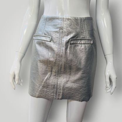 silver / mini skirt / s (3923894666371880083)