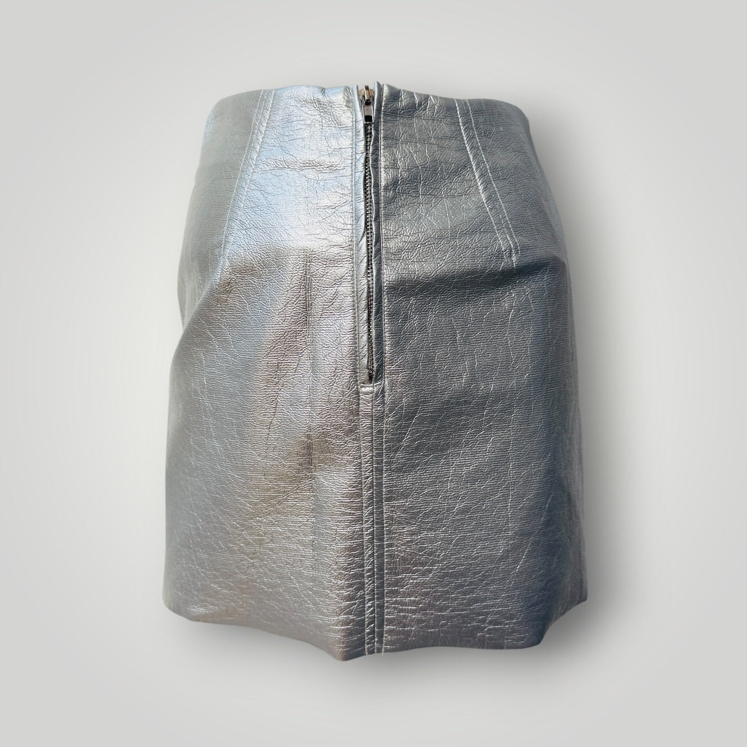 silver / mini skirt / s (3923894667992628908)