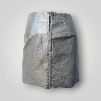 silver / mini skirt / s (3923894667992628908)