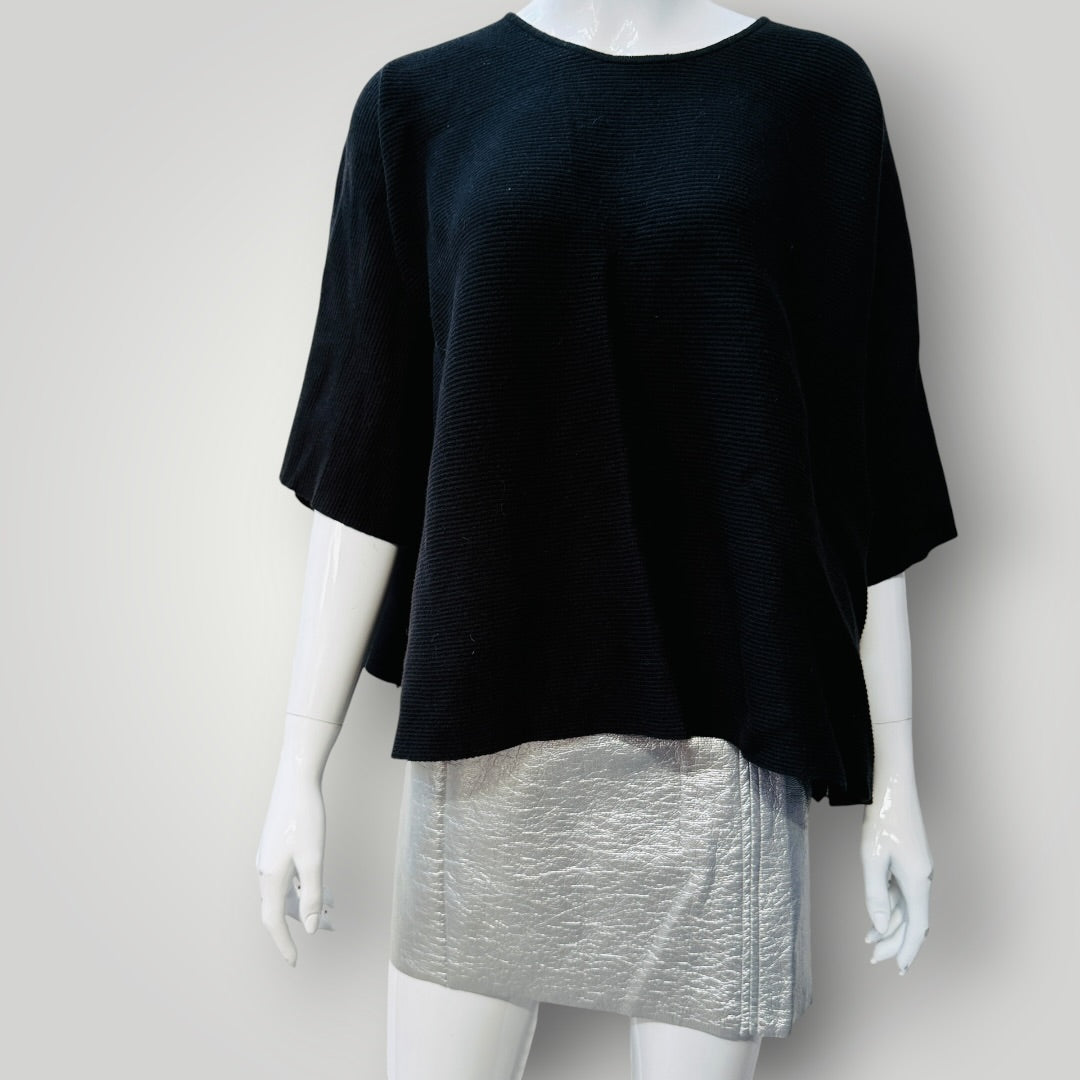 MESOP / kimono sleeved linen top with side splits / oversized s (3923894700376260018)