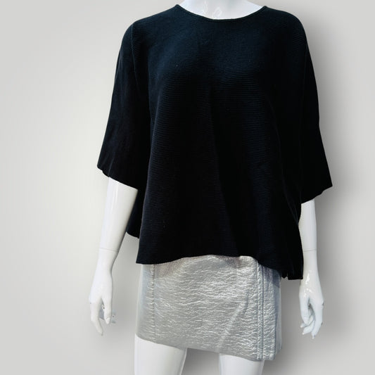 MESOP / kimono sleeved linen top with side splits / oversized s (3923894700376260018)